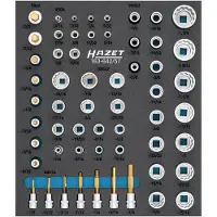 Hazet Dopsleutelset - 57-delig in inleg - 163-642/57