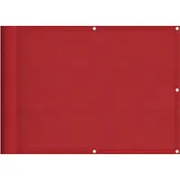 vidaXL Balkonscherm Rood 75x1000 cm 100% Polyester Oxford