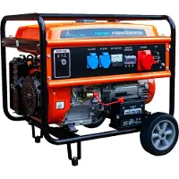 Extralink EX.30714 motorgenerator 7000 W 25 l Benzine Zwart, Oranje