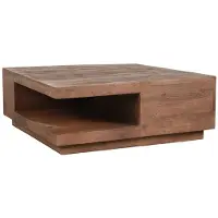 Label51 Salontafel square 80x80x30 cm espresso mangohout