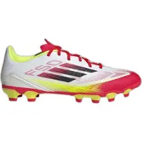 Adidas Heren F50 League MG Multi Ground Voetbalschoenen Cloud White/Core Black/Solar Yellow