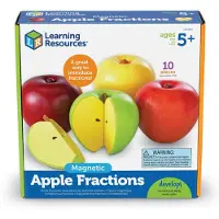 Learning Resources Magnetic Apple Fractions - 3+