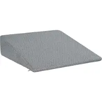 vidaXL Wedge Kussen 69 x 64 x 19 cm Medium Traagschuim Grijs