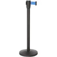 Saro Afzetpaal zwart met blauw band | MEEST VERKOCHT