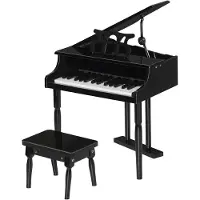 HOMCOM -Pianoset met blokken-MDF-52x50x49cm-Zwart