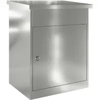 vidaXL Pakket Inwerpkoker Zwart 47,5 x 38 x 59 cm Gegevens staal