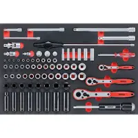 Teng Tools Gereedschapskisten, Gereedschapsset 77 st. (178840104)