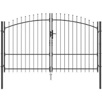 vidaXL Dubbele Heining WOERDEN 299,5 x 224,5 cm Staal Vergrendelbaar