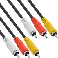 Intos Tulp composiet audio video kabel - 1 meter
