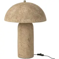 Jline Tafel lamp in de vorm van een paddenstoel, gemaakt van papier-maché