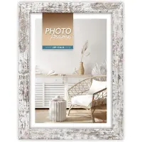 Zep - Houten Fotolijst Vivan 6 wit/bruin voor foto formaat 30x40 - V33346