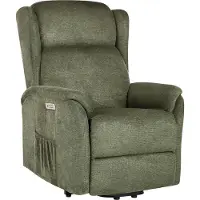 Beliani ELEGY - Verstelbare fauteuil - Groen - Polyester