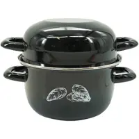 Fackelmann Emaille mosselpan 20,5 x 26 x 17,5 cm