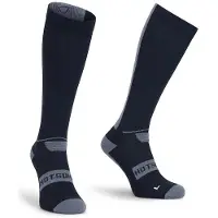 SpatzWear Spatz Hotsokz Lange Winter Merino Sokken Zwart Grijs || Maat: 39-44