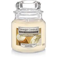 Yankee candle Home Inspiration - Vanilla Frosting Medium Geurkaars - 75 branduren
