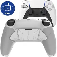 Cs consoleskins CS eSports Controller geschikt voor PS5 / PC – Hall Effect – Paddles & Hair Triggers – Master Wit