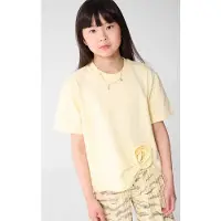 Shoeby T-shirt lichtgeel Meisjes Katoen Ronde hals Effen - maat 134/140