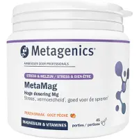 Metagenics MetaMag Manesium & Vitamines Perziksmaak