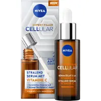 Nivea Cellular Vitamine C Serum Gezicht - Gezichtsserum voor Stralende Huid - Anti-rimpel en Anti-Age - Skincare Met Vitamin C en E - 30ml