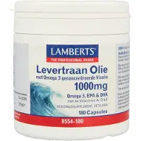Lamberts Levertraanolie 1000mg Capsules