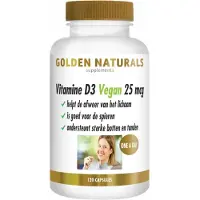 Golden naturals Vitamine D3 25mcg vegan