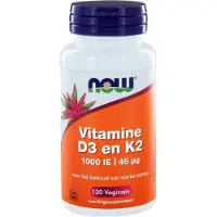 Now Vitamine D3 & Vitamine K2 (120 vegicaps)