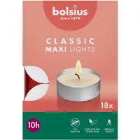 Bolsius Waxinelicht Classic Wit 10 Uur D 6 H 2 Cm 12 Stuks