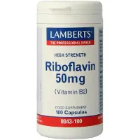 Lamberts Riboflavine 50mg Capsules