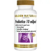 Golden naturals Probiotica 10 miljard (30 capsules)