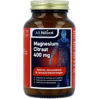 All Natural Magnesium Citraat 400 mg Tabletten