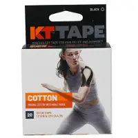 KT Tape Elastic Sports Tape Strips Zwart