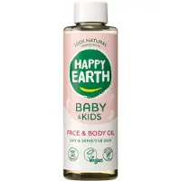 Happy Earth Baby & Kids 100% Natuurlijke Gezicht & Lichaam Olie 150 Ml