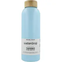 Waterdrop Roestvrijstalen drinkfles pastel turquo matt 600ml