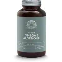 Mattisson Vegan omega 3 algenolie DHA 150mg EPA 75mg (180 capsules)