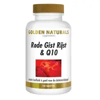Golden naturals Rode Gist Rijst & Q10 (240 tabletten)