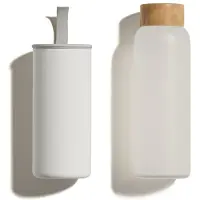 Waterdrop Glazen Fles Frosted 400ml