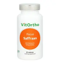 Vitortho Saffraan Focus Capsules