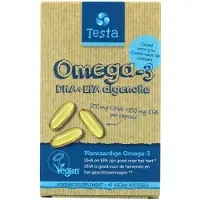 Testa Omega 3 algenolie 300mg DHA + 150mg EPA vegan (45 softgels)