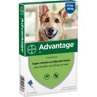 Advantage Nr. 400 vlooienmiddel hond vanaf 25 kg 1 verpakking
