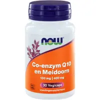 Now Co-Q10 100mg + meidoorn (30 vegicaps)