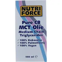 Nutriforce MCT 8 olie 500 ml