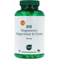 Aov 513 Magnesium Bisglycinaat & Citraat Tabletten