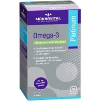 Mannavital Omega 3 Algenolie Platinum Softgels
