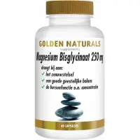 Golden naturals Magnesium Bisglynaat 250mg Capsules