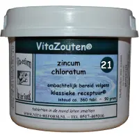 Vita Reform Van der Snoek Vitazouten Nr. 21 Zincum Chloratum Muriaticum 360st