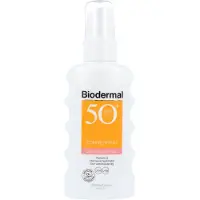 Biodermal Zonnespray gevoelige huid SPF50+ 175 ml