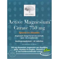 New Nordic Active Magnesium Citrate 750mg Tabletten