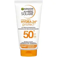 Garnier 1+1 Gratis: Ambre Solaire Hydra 24 Zonnebrandmelk Spf 50+ 50 Ml