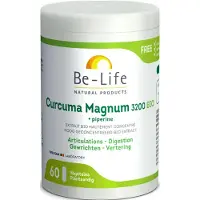 Be-Life Curcuma Magnum 3200| vervangt Curcuma 2400 60 St Capsules