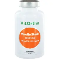 Vitortho Visolie Sterk 1000 mg 330 mg EPA 220 mg DHA 60 softgels